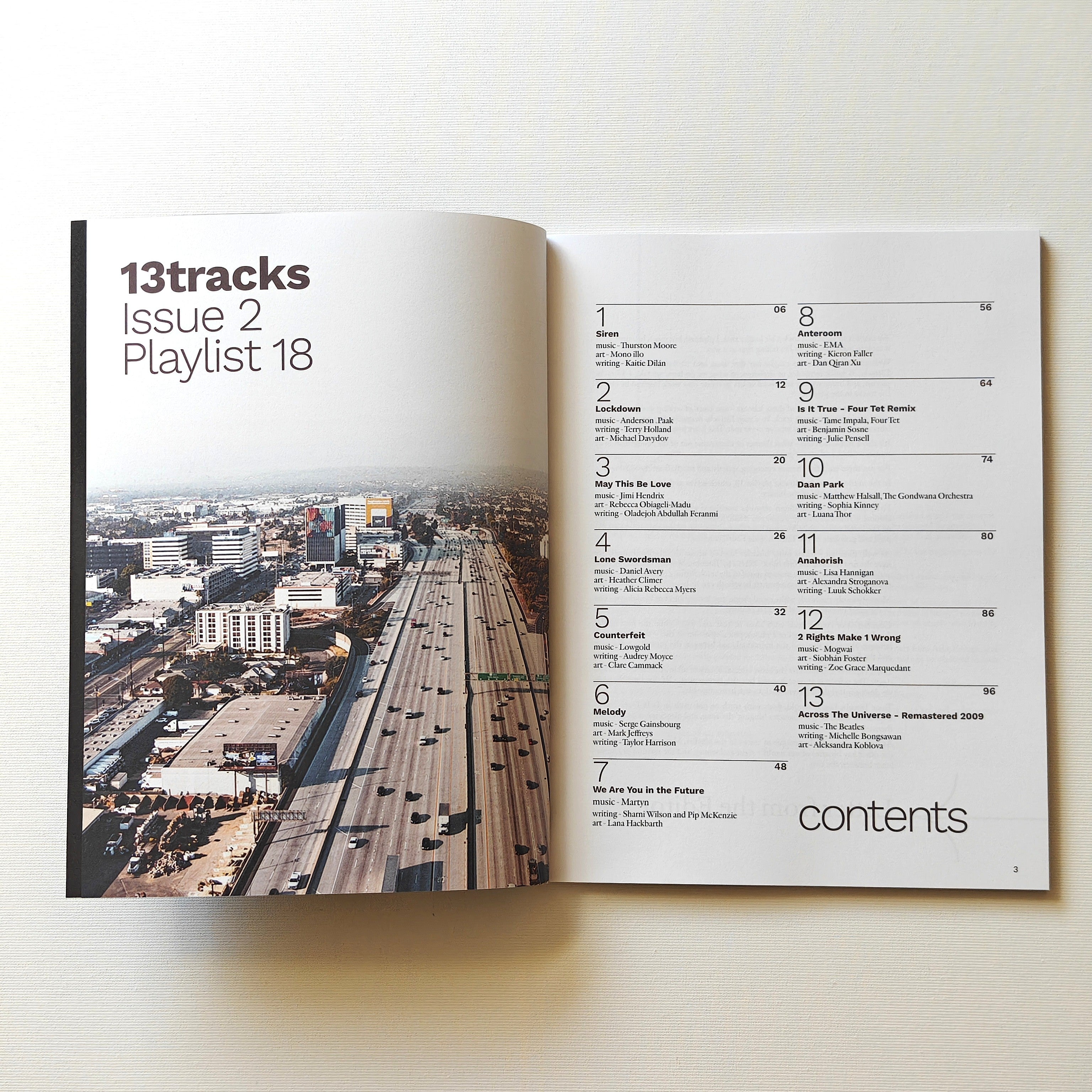 13tracks Magazine Issue 2 – Writing & Art Inspired by Music